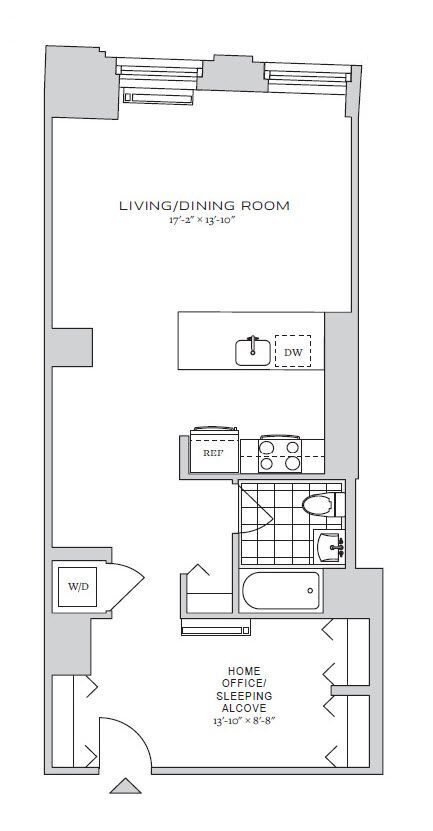 Floorplan - 70 Pine Apartments