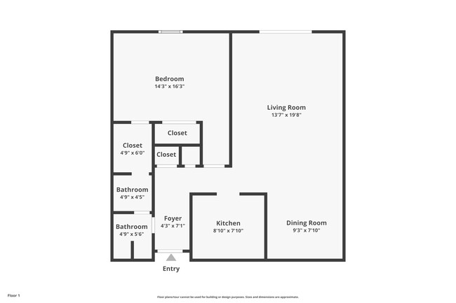 Ashley 1 bedroom 1 bath 1000 Sq Ft - Donaree Village