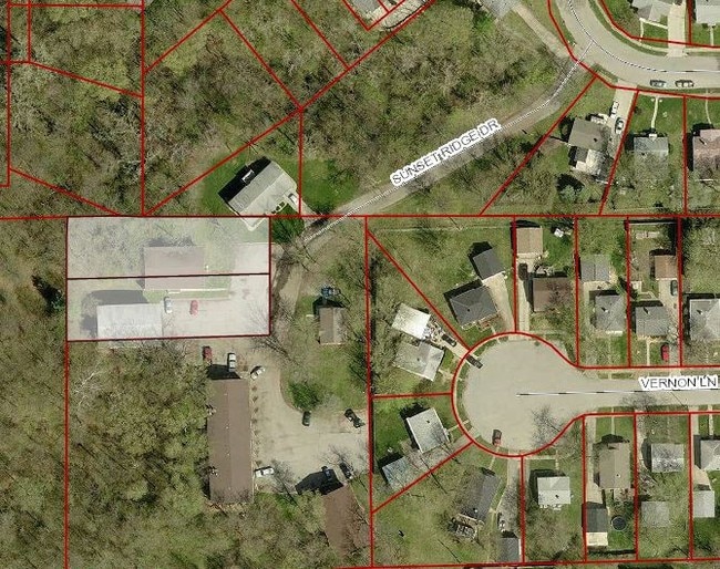 Aerial Photo - Sunset Ridge Apartments
