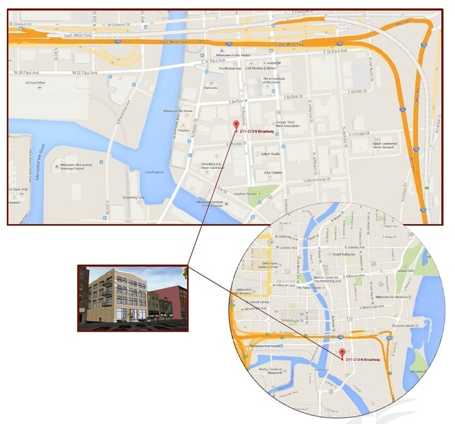 Location Maps - 211 N Broadway