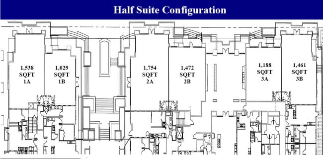 Half Suite Floor Plan - The Boulevard Bldg