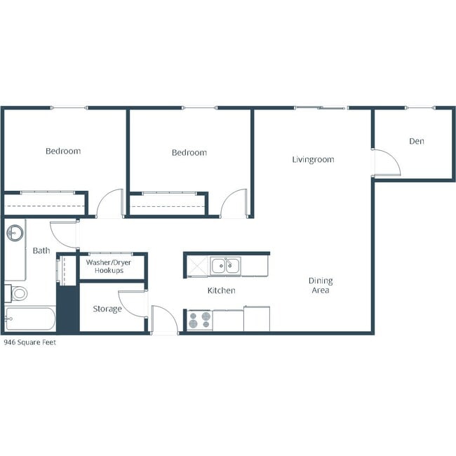 Floorplan - Park Place Apartment Community