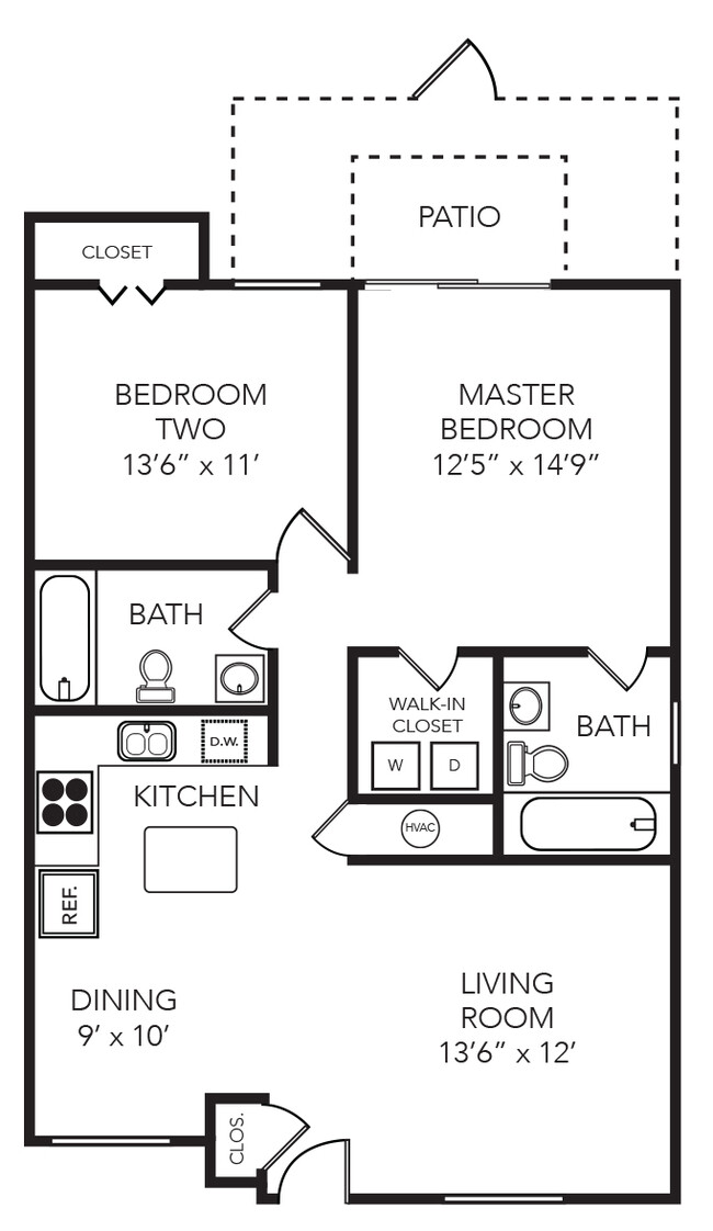 The Villa - 2 Bed 2 Bath - 1000 Sq. Ft. - Serena Winter Park