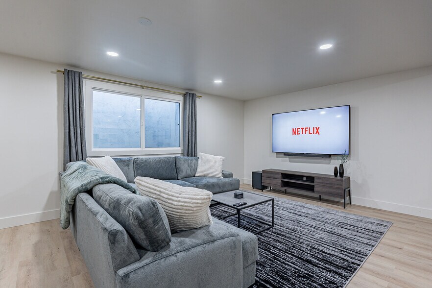 Living Room (Basement) - 126 E Palmcroft Dr