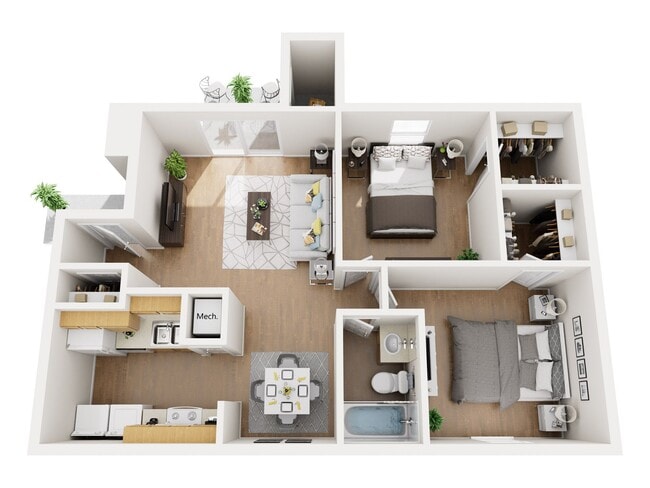 Floorplan - Northwest Hills Apartments