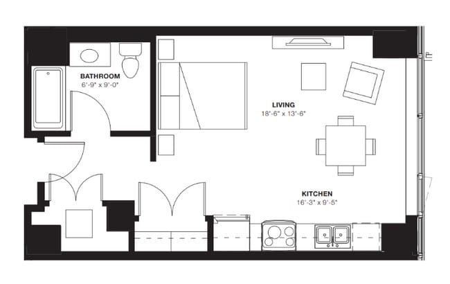 S1-Studio - E2 Apartments