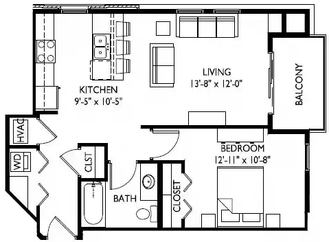 Floorplan - Hoff Mall and Hoff Apartments