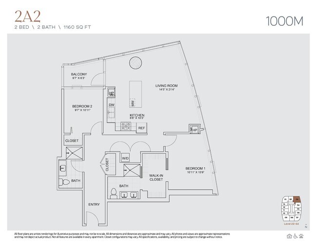 Floorplan - 1000M