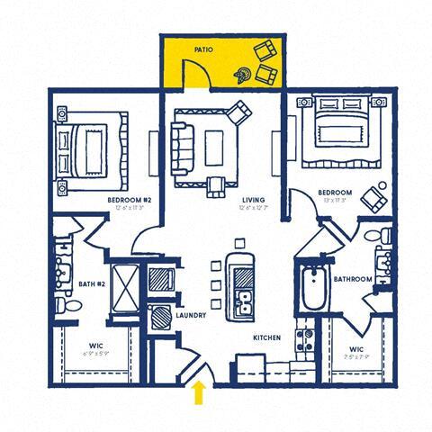 Floorplan - The Burnham Nashville