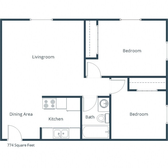 Floorplan - Park Place Apartment Community