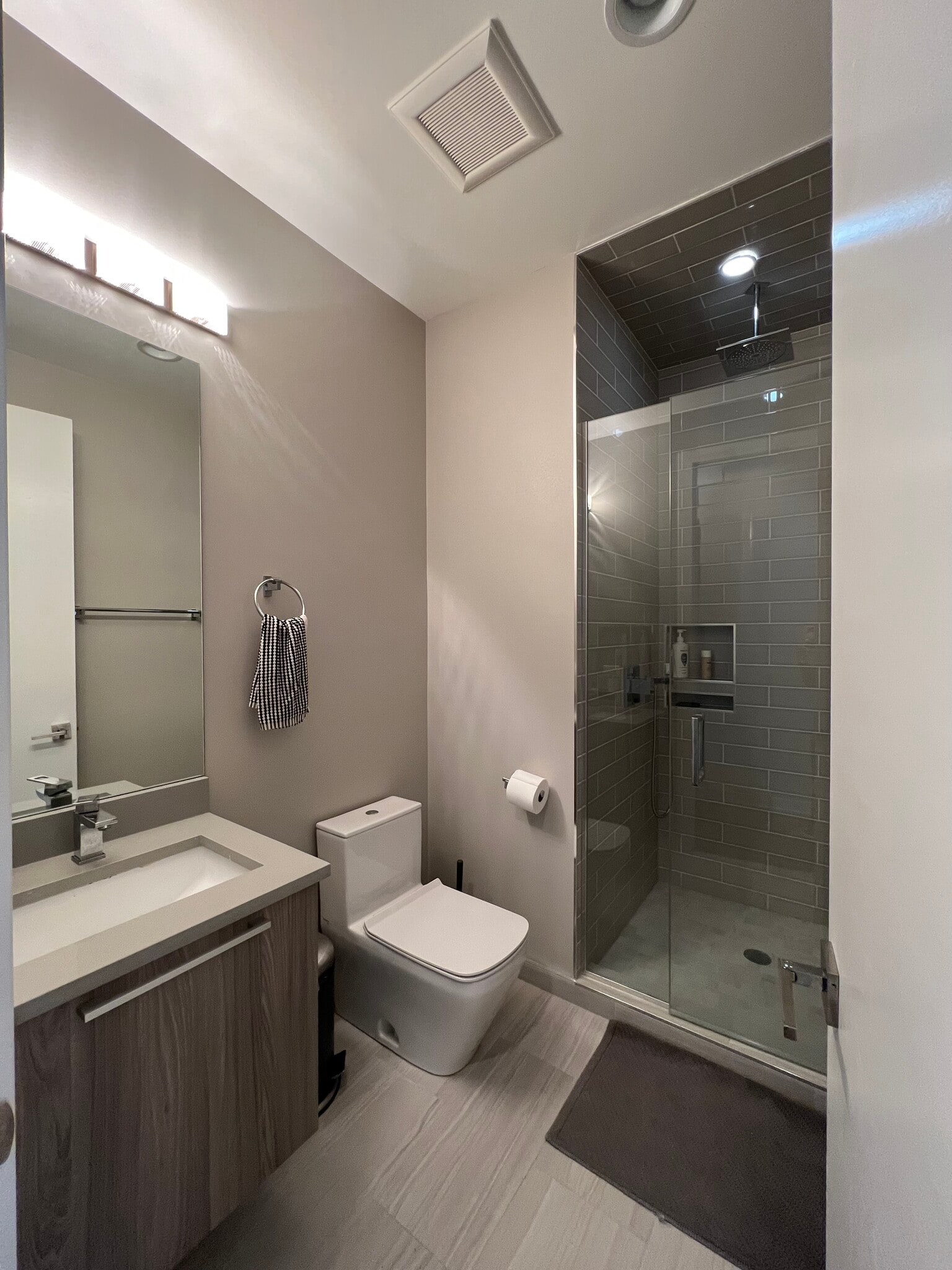 Second Bathroom- Rainfall Shower - 1534 W Cortez St