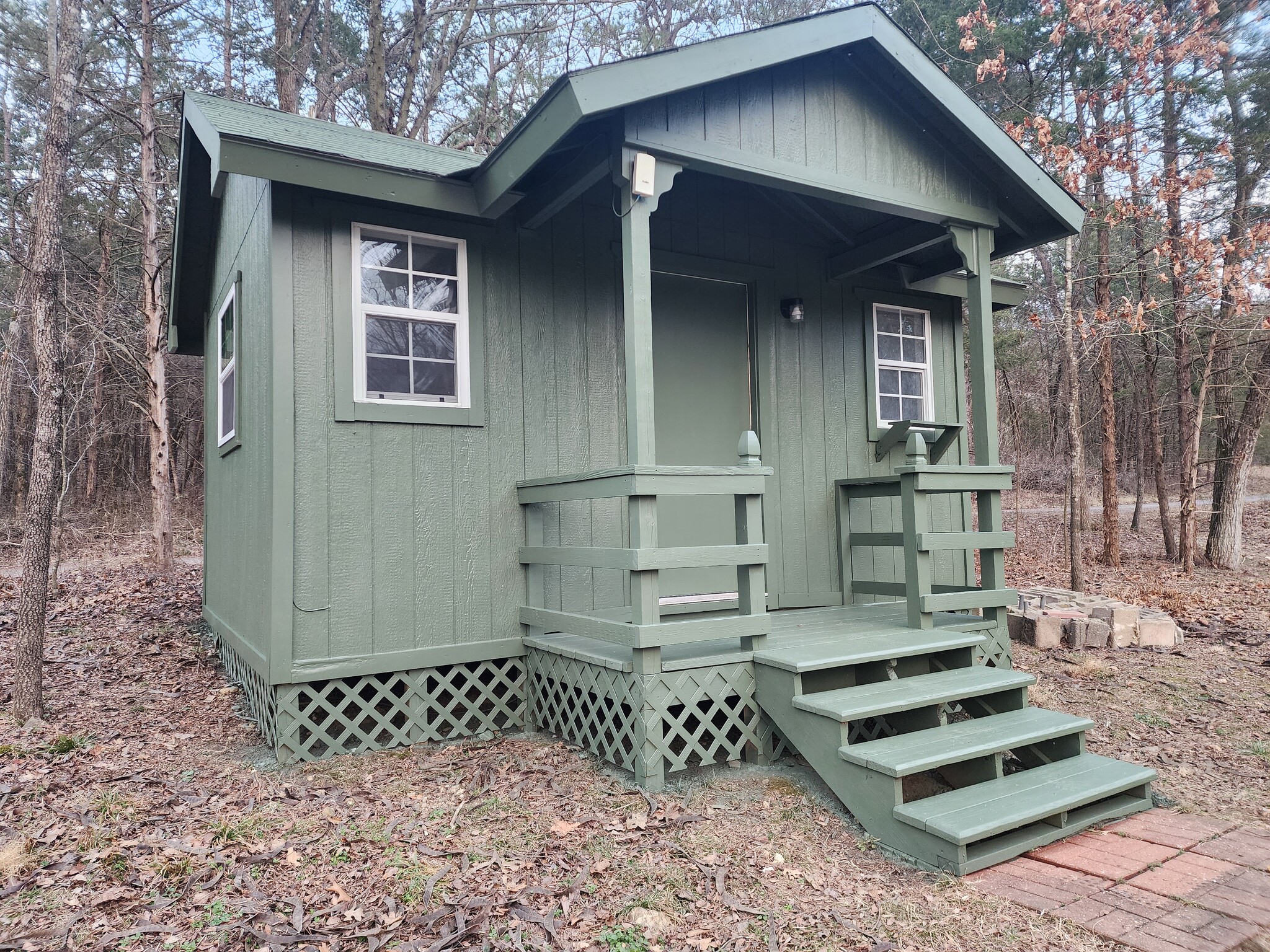 This extra structure is one large room and could be used as an office. - 160 County Road 5054