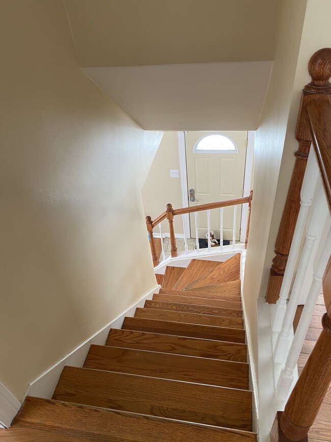 Staircase to upstairs - 450 East Ave