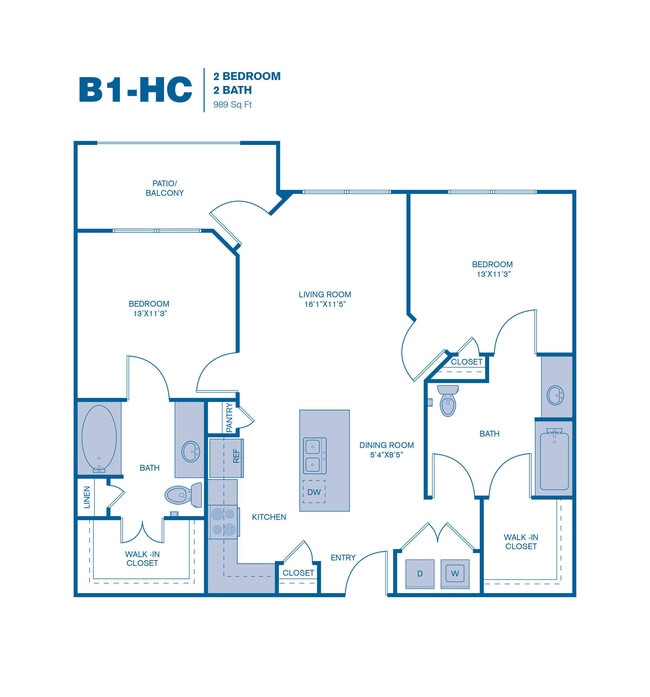 Floorplan - Windsor Addison Apartments