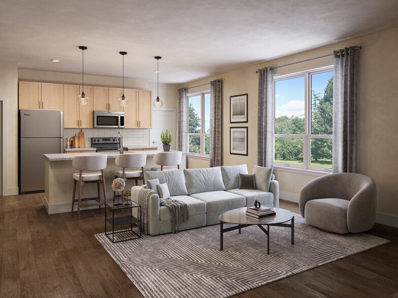 Living Room - The Conway at Huxley Yards