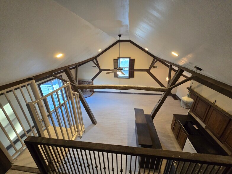 View from the loft looking at the main living area - 60 W Winter St