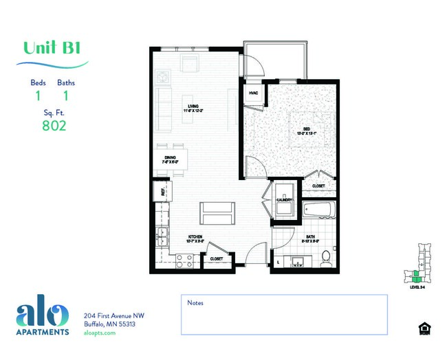 Floorplan - Alo Apartments