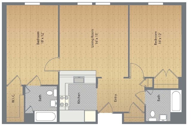 2BR/2BA - Brookview Commons East - Great Downtown Living