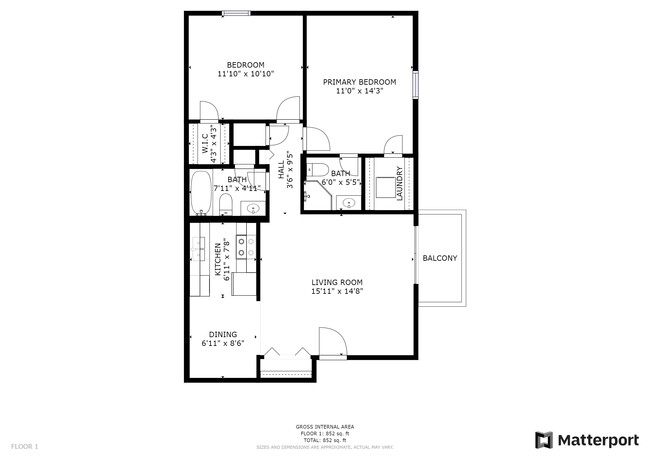Floorplan - Oakside Apartments