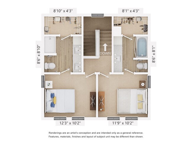 Floorplan - Hamlet at Avalon Park - Homes and Townhomes for Rent