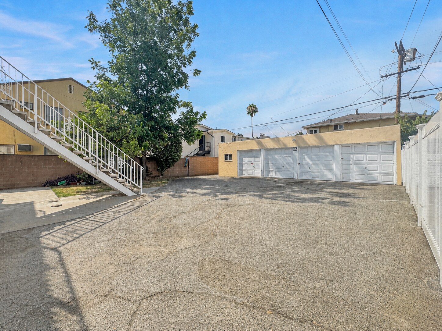 Garages and parking area - 803 W Glenoaks Blvd