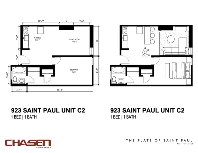 Floorplan - Flats of Saint Paul