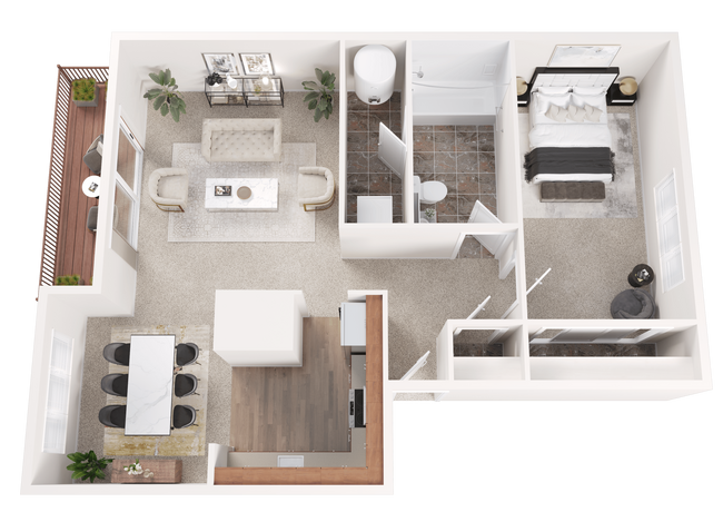 Floorplan - Brookstone Apartments