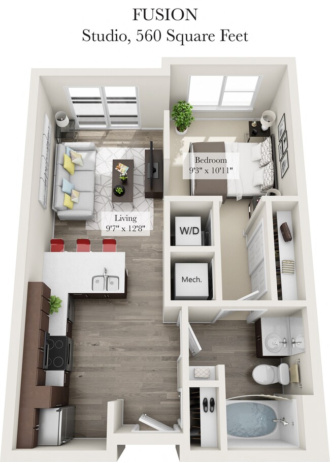 Floorplan - Venture Apartments iN Tech Center