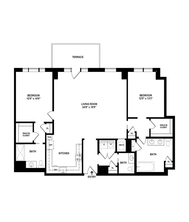 Floorplan - The Woodley