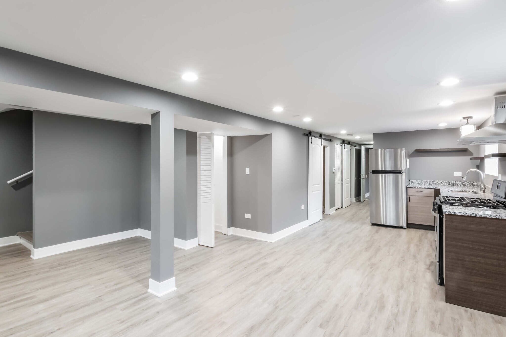 Living space (floors different now) - 634 N Hamlin Ave