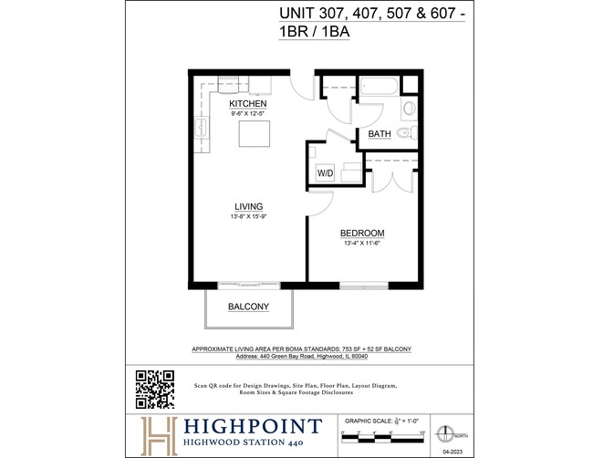 Floorplan - HIGHPOINT Highwood Station 440