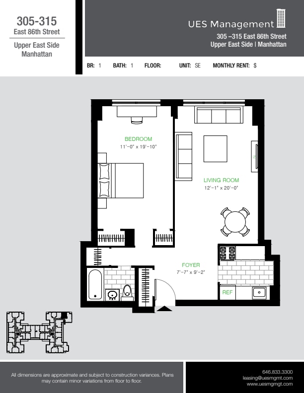 Floorplan - Yorkshire Towers