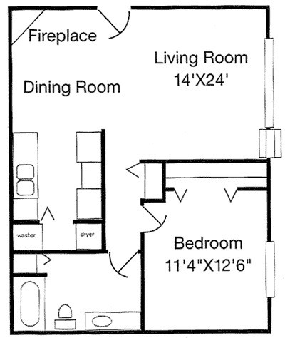 Floorplan - Ashton Lake Apartments