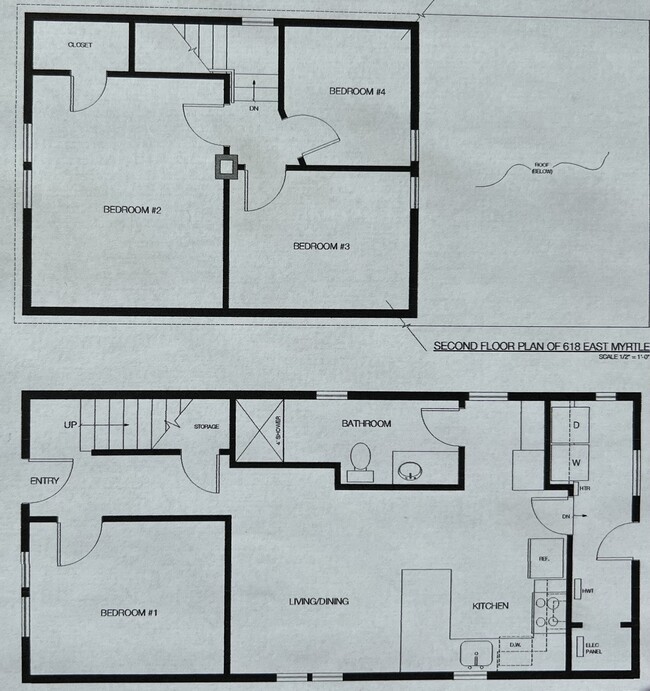 Floor Plan - 618 E Myrtle St