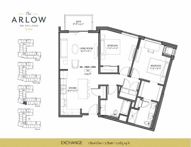 Floorplan - The Arlow on Kellogg