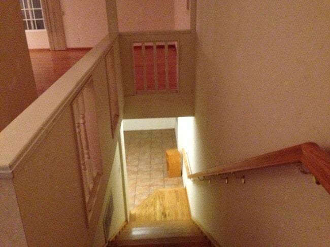 Stairs looking down to 1st FLoor - 1815 N Beverly Glen Blvd