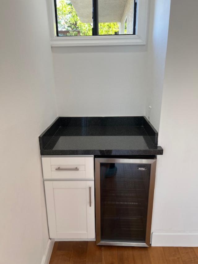 Wine fridge in den/TV room - 2812 Anchor Ave