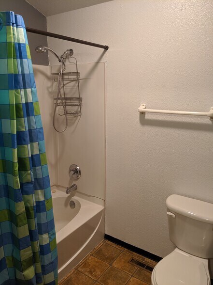 Upstairs restroom, toilet and shower are separated in another room. - 2115 Pleasanton St