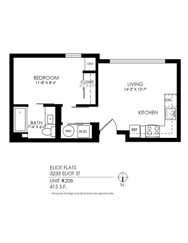 Floorplan - Eliot Flats
