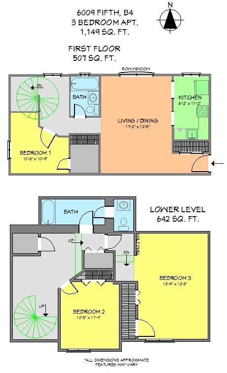Floorplan - Apartments on Fifth