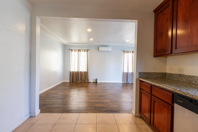 Connecting kitchen w/custom cabinets - 6401 Arlington Ave