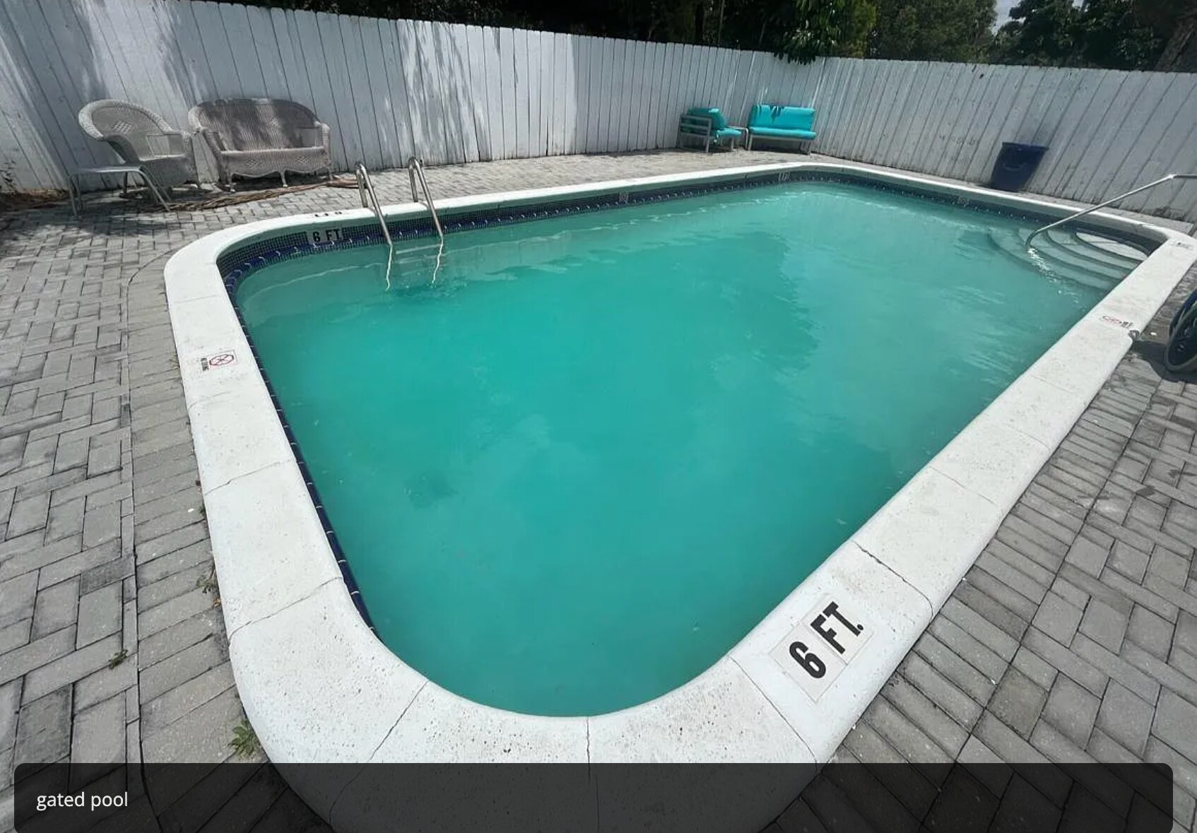 private gated pool - 8 SE 19th Ave
