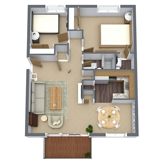 Sedan Floor plan - Fairlane at Aksarben