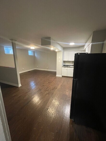 view from behind the refrigerator of entry way and living room - 1515 Holman Ave