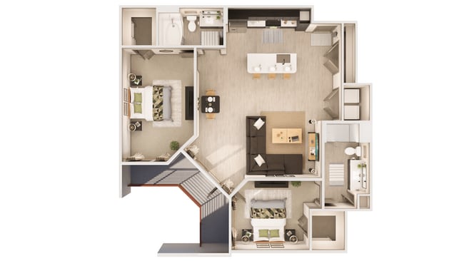 Floorplan - The Rey Downtown