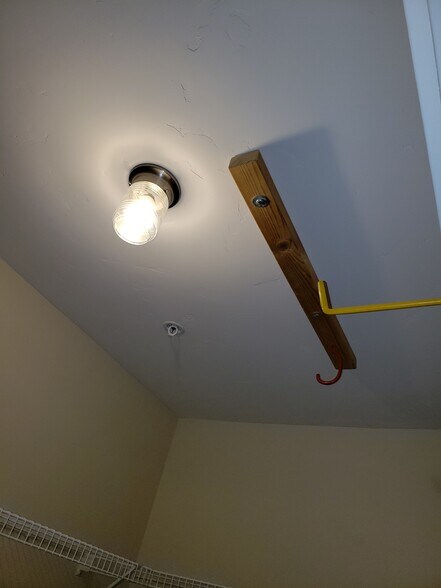 Bicycle and Ski Storage in walk-in closet - 6400 Christie Ave