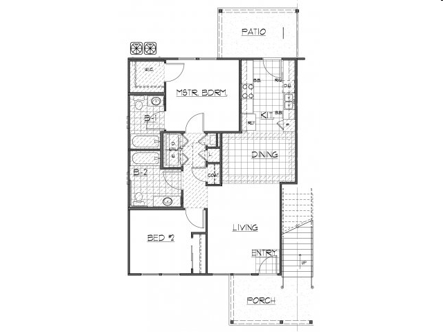 2BR/2BA - Parkside Terrace