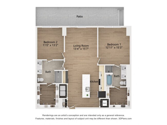 Floorplan - Tempo at White Oak
