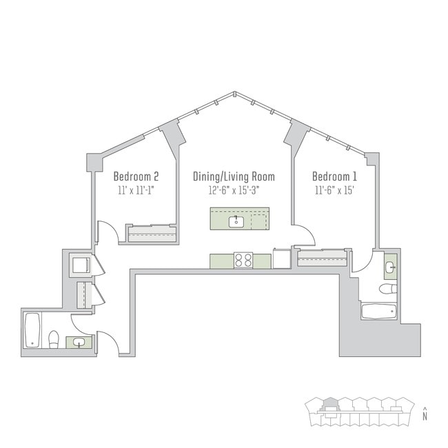 Floorplan - City Hyde Park