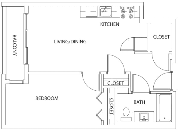 1BR/1BA - Shaver Green